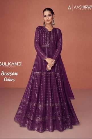 AASHIRWAD CREATION SEASON COLORS GOWN