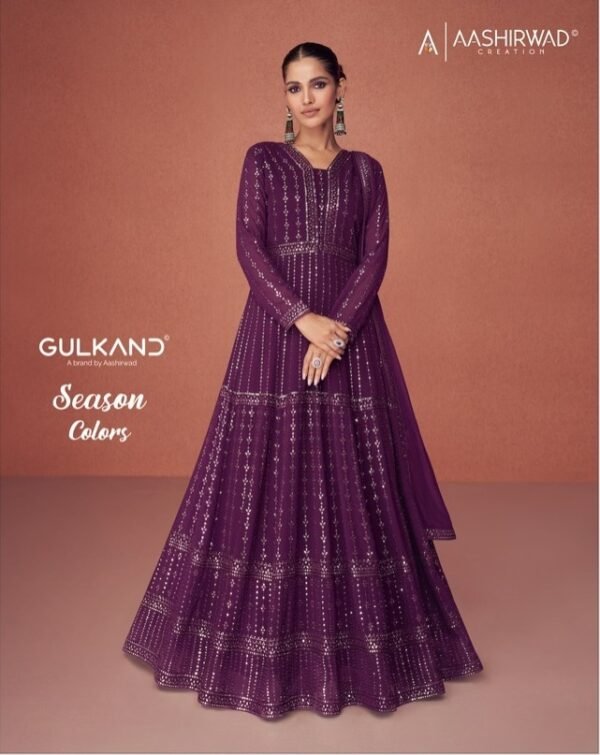 AASHIRWAD CREATION SEASON COLORS GOWN