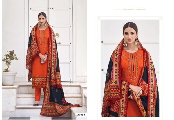 APANA COTTON RAZIA SULTANA VOL 39 KARACHI SUITS WHOLESALER - Image 11