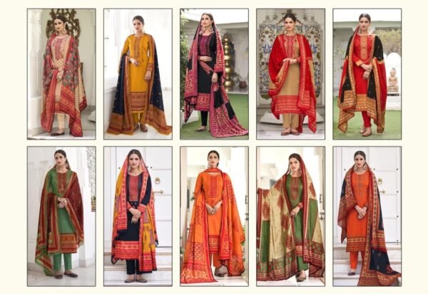 APANA COTTON RAZIA SULTANA VOL 39 KARACHI SUITS WHOLESALER - Image 13