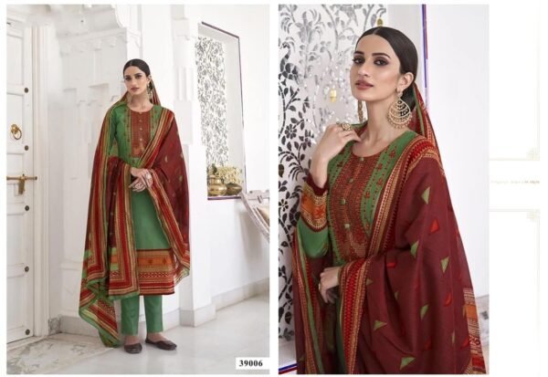 APANA COTTON RAZIA SULTANA VOL 39 KARACHI SUITS WHOLESALER - Image 2