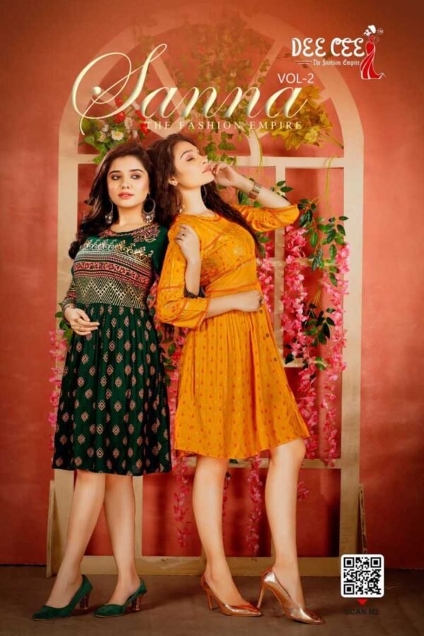 DEE CEE SANNA VOL 2 KURTIS 2022