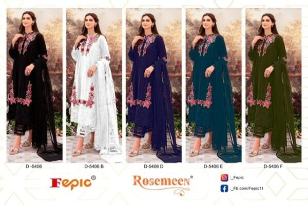 FEPIC ROSEMEEN 5406 PAKISTANI SALWAR KAMEEZ ONLINE - Image 7