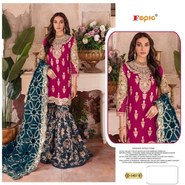 FEPIC ROSEMEEN C 5407 PAKISTANI SUITS WHOLESALER - Image 2