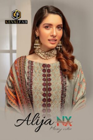 KEVAL FAB ALIJA VOL 9 NX PAKISTANI KARACHI SUITS WHOLESALER