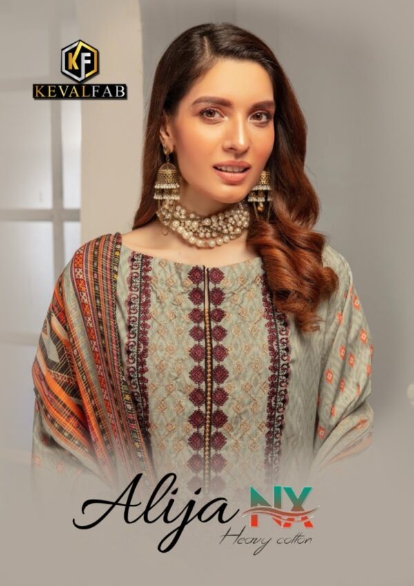 KEVAL FAB ALIJA VOL 9 NX PAKISTANI KARACHI SUITS WHOLESALER