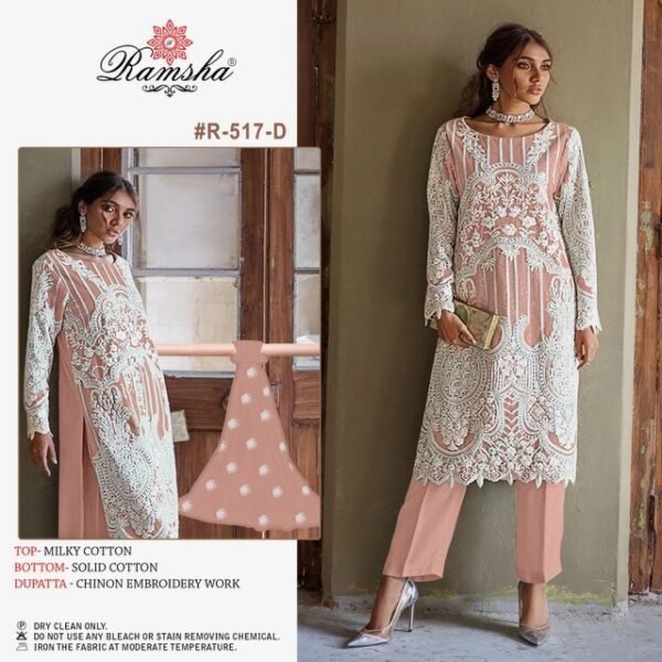 RAMSHA 517 NX PAKISTANI SUITS WHOLESALER - Image 5