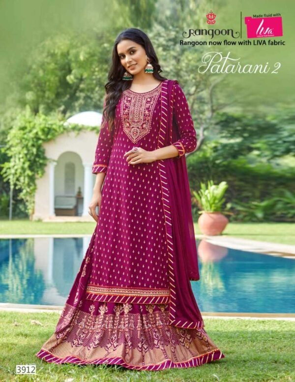RANGOON PATRANI VOL 2 SALWAR KAMEEZ WHOLESALER - Image 3