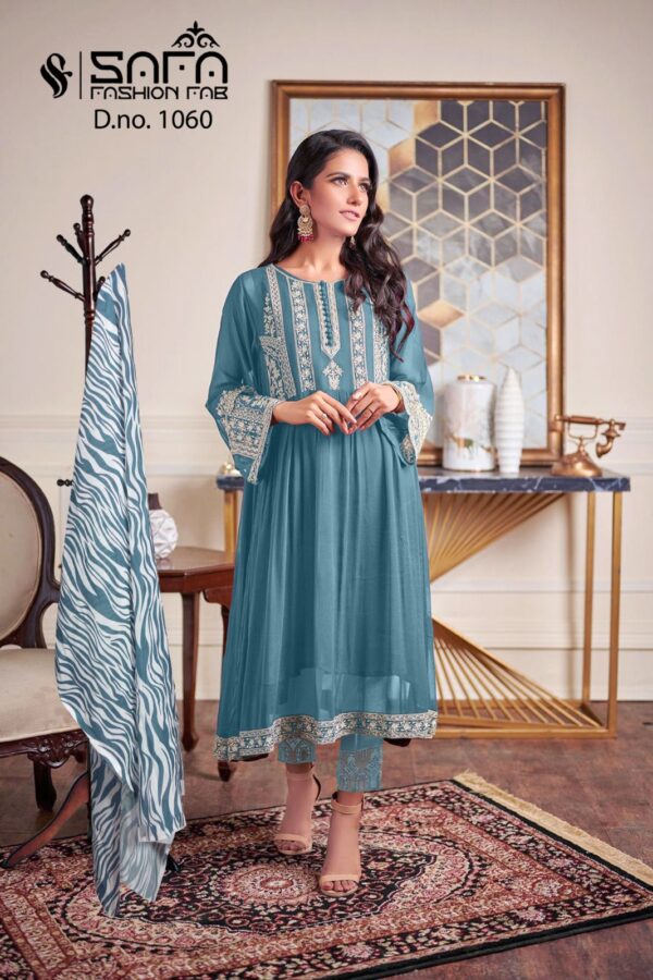 SAFA FASHION 1060 PAKISTANI KURTIS AT WHOLESALE PRICE