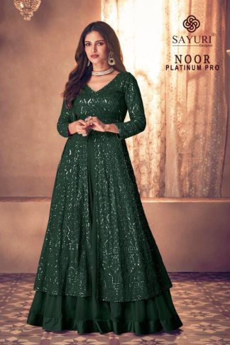 SAYURI DESIGNER NOOR PLATINUM PRO HEAVY GOWN AT WHOLESALER
