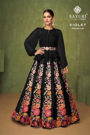 SAYURI DESIGNER VIOLET 5206 TO 5206 GOWN COLLECTION