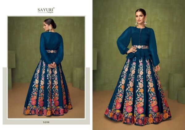 SAYURI DESIGNER VIOLET 5206 TO 5206 GOWN COLLECTION - Image 4