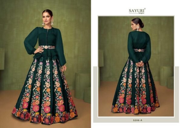 SAYURI DESIGNER VIOLET 5206 TO 5206 GOWN COLLECTION - Image 9