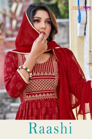 TIPS TOPS RAASHI SHARARA STYLE KURTIS