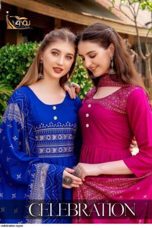 V4YOU CELEBRATION KURTIS MANUFACRURER SURAT