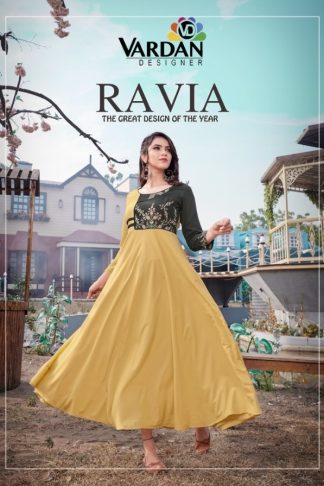 VARDAN DESIGNER RAVIA VOL 1 6041 TO 6044 GOWN WHOLESALER