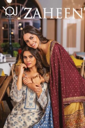 WANNA ZAHEEN VOL 2 KURTIS WITH DUPATTA AND PANTS SET