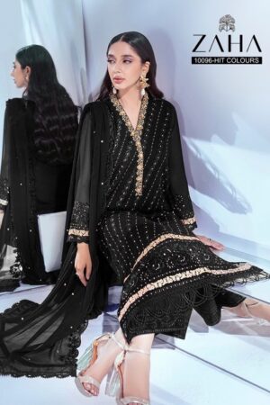 ZAHA 10096 HIT COLOUR PAKISTANI SUITS WHOLESALER