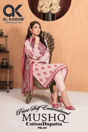 AL KARAM MUSHQ VOL 2 KARACHI SUITS CATALOGUE