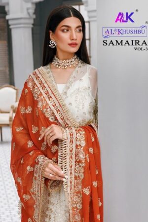 AL KHUSHBU SAMAIRA VOL 3 PAKISTANI SALWAR KAMEEZ WHOLESALER