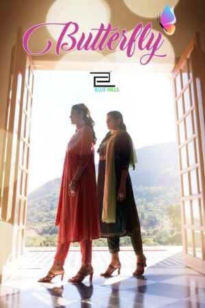 BLUE HILLS BUTTERFLLY KURTIS WHOLESALER SURAT