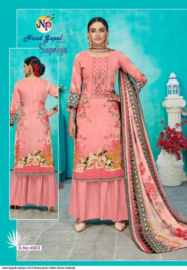 NAND GOPAL SUPRIYA VOL 4 KARACHI SUITS WHOLESALER - Image 6