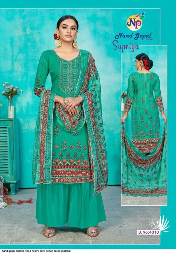 NAND GOPAL SUPRIYA VOL 4 KARACHI SUITS WHOLESALER - Image 7