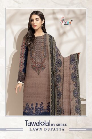 SHREE FABS TAWAKKAL LAWN DUPATTA PAKISTANI SUITS
