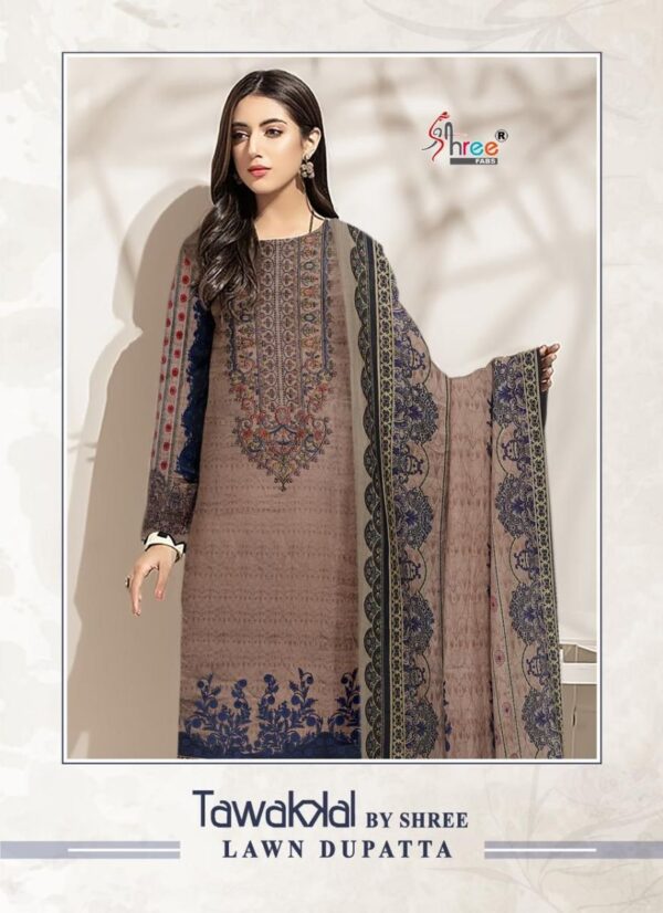 SHREE FABS TAWAKKAL LAWN DUPATTA PAKISTANI SUITS