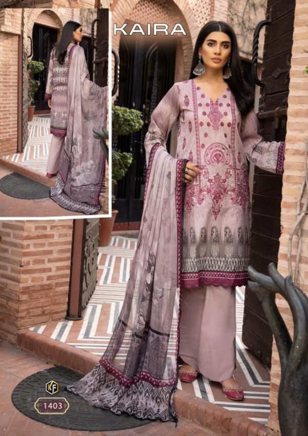 KEVAL FAB KAIRA VOL 14 1401 TO 1406 PAKISTANI SUITS AT BEST PRICE - Image 5