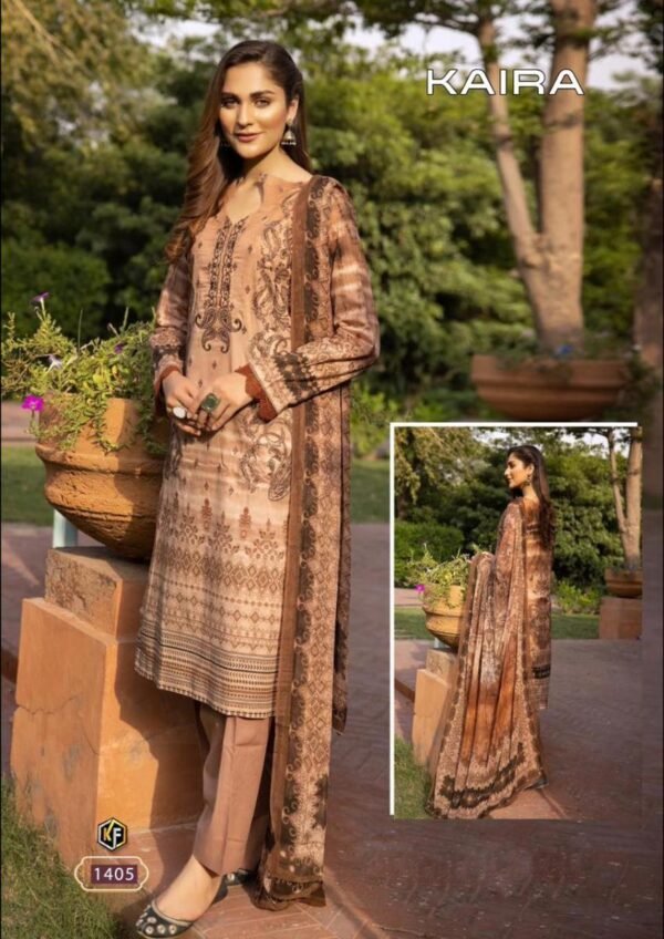 KEVAL FAB KAIRA VOL 14 1401 TO 1406 PAKISTANI SUITS AT BEST PRICE - Image 3