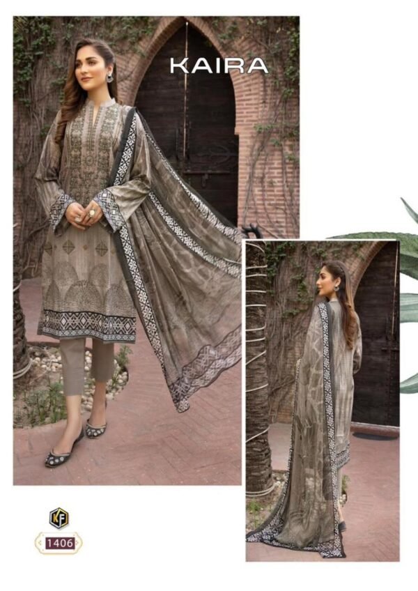 KEVAL FAB KAIRA VOL 14 1401 TO 1406 PAKISTANI SUITS AT BEST PRICE - Image 2