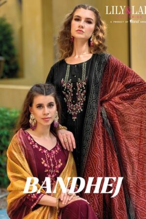 LILY & LALI BANDHEJ SALWAR KAMEEZ AT WHOLESALER
