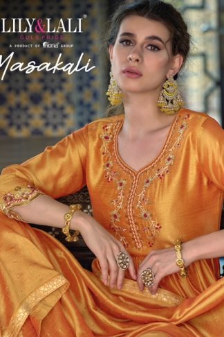 LILY & LALI MASAKALI SHARARA TYPE SALWAR SUIT OF WHOLESALER