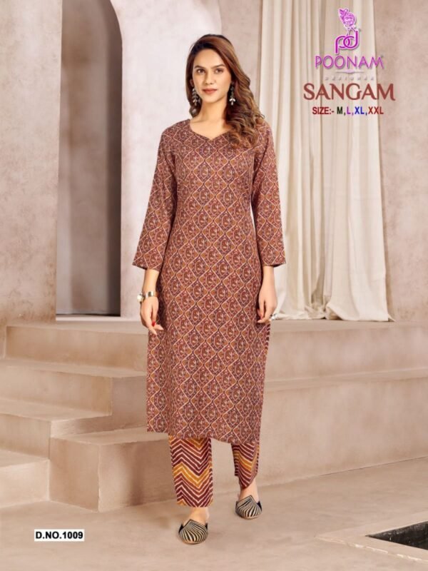 POONAM DESIGNER SANGAM KURTIS AT BEST PRICE - Image 3