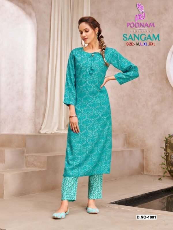 POONAM DESIGNER SANGAM KURTIS AT BEST PRICE - Image 2