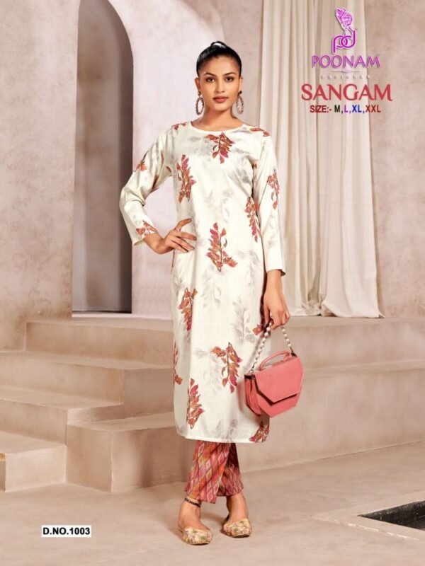 POONAM DESIGNER SANGAM KURTIS AT BEST PRICE - Image 9