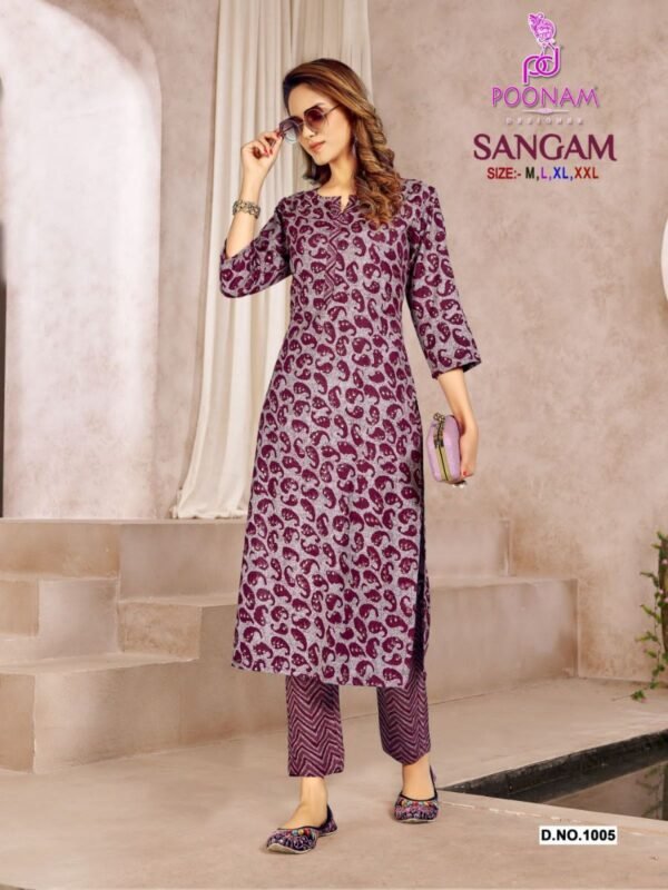POONAM DESIGNER SANGAM KURTIS AT BEST PRICE - Image 7