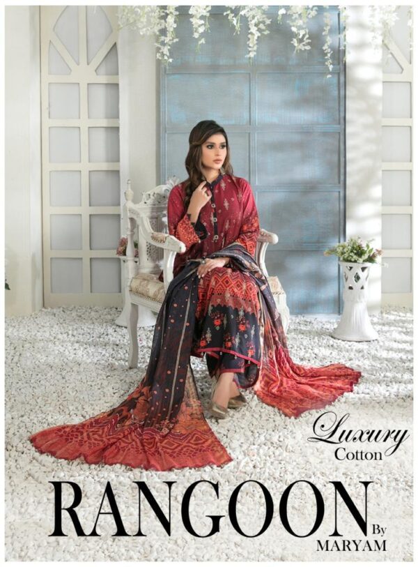 RANGOON BY MARYAM KARACHI SUITS AT WHOLESALER PRICE