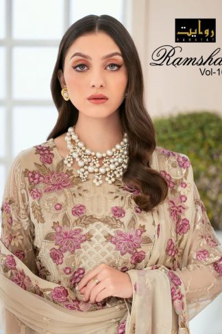 RAWAYAT RAMSHA VOL 16 PAKISTANI SUITS LUXURY COLLECTION