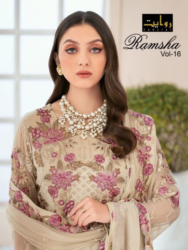 RAWAYAT RAMSHA VOL 16 PAKISTANI SUITS LUXURY COLLECTION