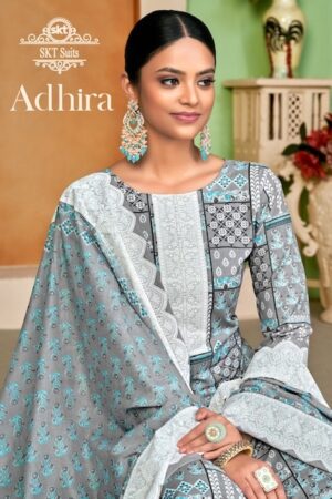SKT SUITS ADHIRA COTTON PRINTED SALWAR SUITS WHOLESALER