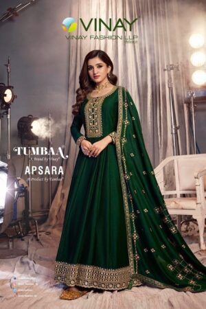 VINAY TUMBAA APSARA INDIAN HEAVY GOWN AT WHOLESALE PRICE