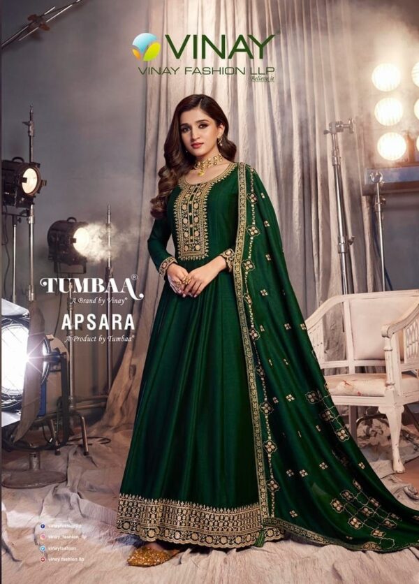 VINAY TUMBAA APSARA INDIAN HEAVY GOWN AT WHOLESALE PRICE