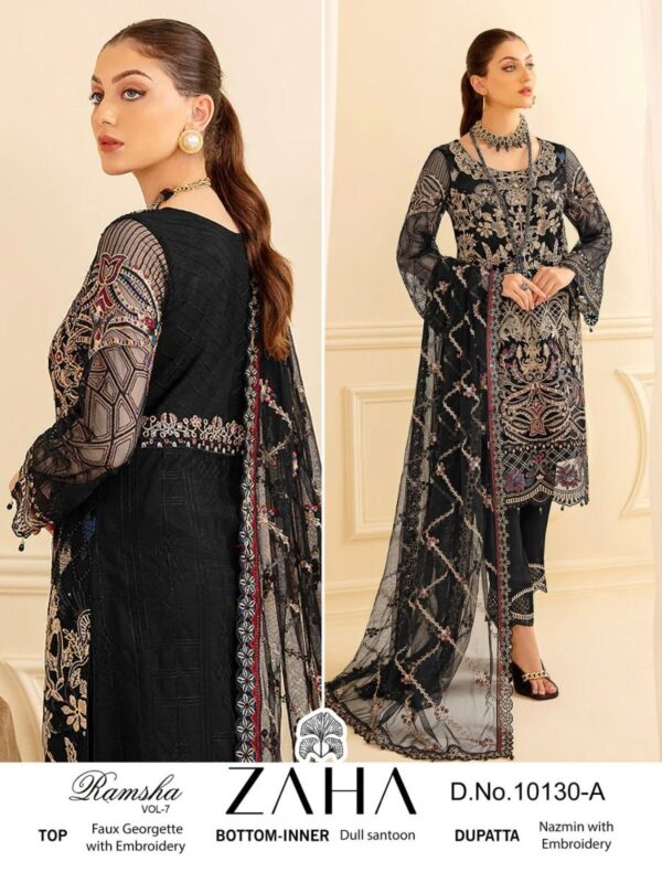 ZAHA RAMSHA VOL 7 LATEST PAKISTANI SUITS COLLECTION