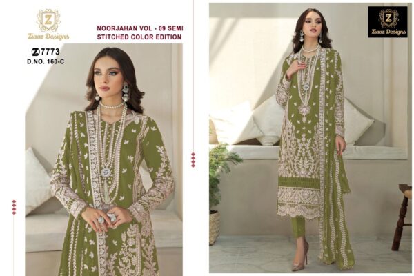 ZIAAZ DESIGNS NOOR JAHAN VOL 9 PAKISTANI SUITS ONLINE SUPPLIER