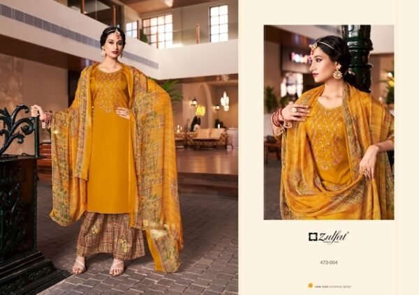 ZULFAT MOHAK JAM COTTON SUITS WHOLESALER IN INDIA - Image 2