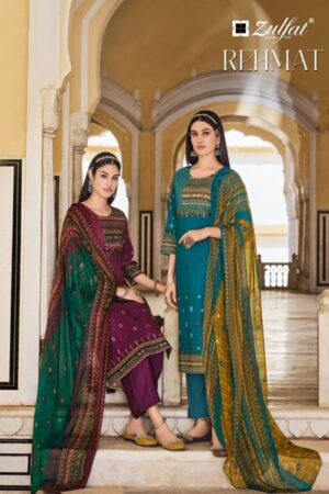 ZULFAT REHMAT DESIGNER LAWN SALWAR SUITS WHOLESALER ONLINE