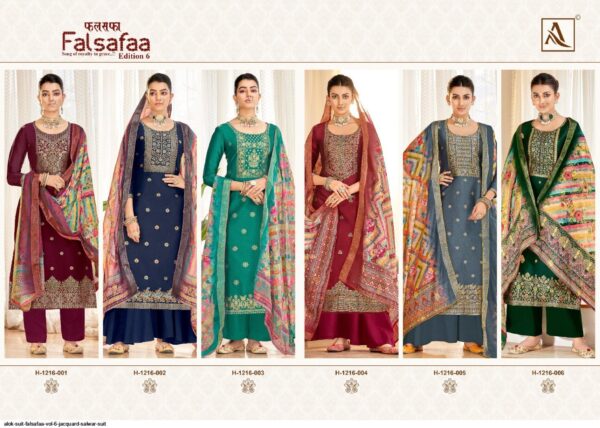 ALOK FALSAFAA 6 SALWAR SUITS ONLINE WHOLESALER