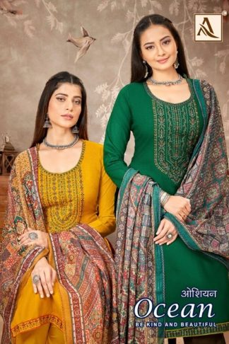 ALOK SUITS OCEAN NEW DESIGNER SALAWAR SUITS CATLOGUE